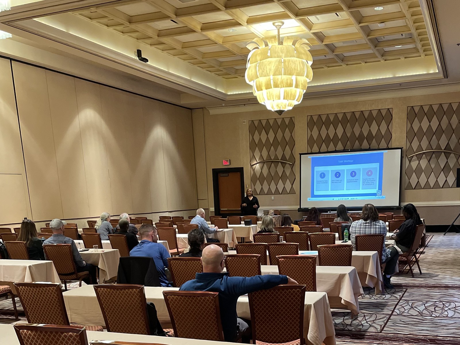 Dr. Karissa Thomas presenting at the 2023 NACA Convention